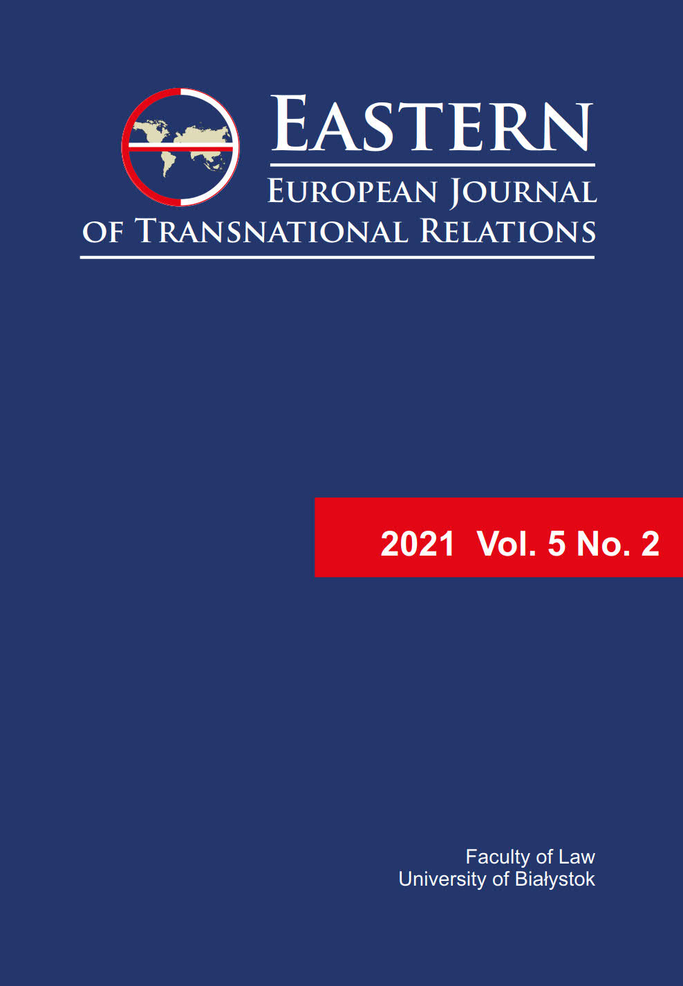 EEJTR 2021 vol. 5 no. 2 - cover image